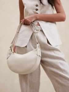 Vida Half-Moon Shoulder Bag sold by Banana Republic