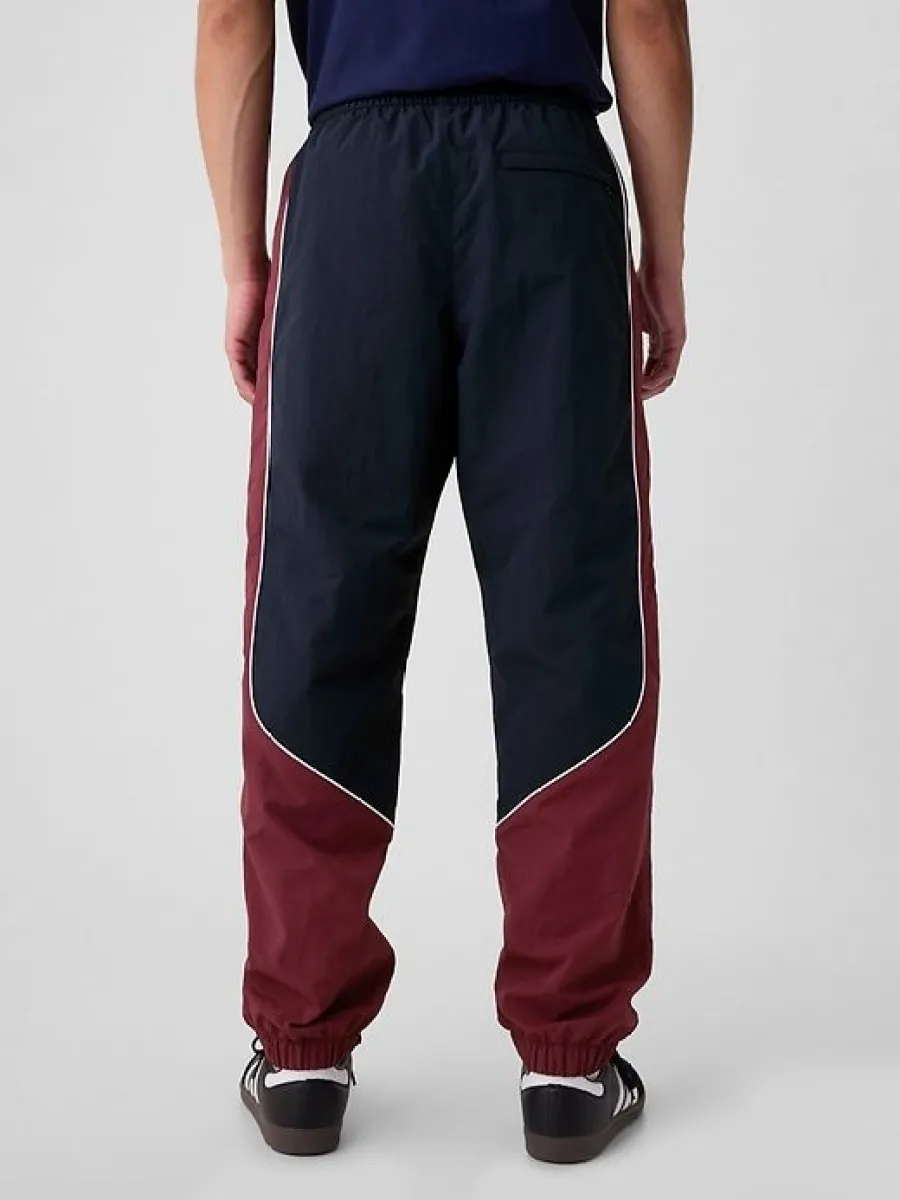 GAP◇x PALACE Nylon Track Pant s/L/ナイロン/NVY/無地