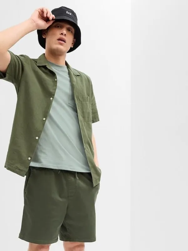 Linen-Cotton Shirt sold by GAP