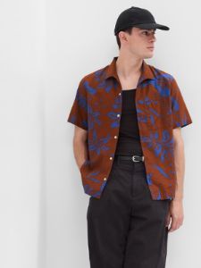 Linen-Cotton Shirt sold by GAP