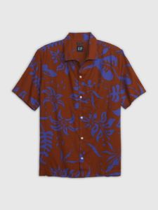 Linen-Cotton Shirt sold by GAP