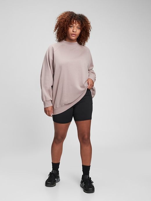 Vintage Soft Mockneck Oversized Sweatshirt sold by GAP product image thumbnail 4