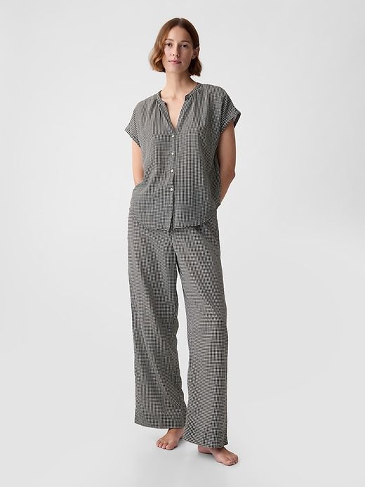 Crinkle Gauze Dolman PJ Top sold by GAP
