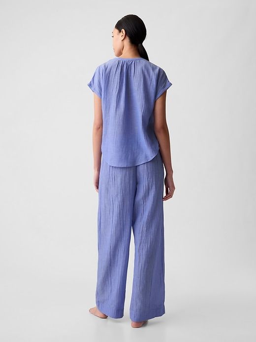 Crinkle Gauze Dolman PJ Top sold by GAP product image thumbnail 4
