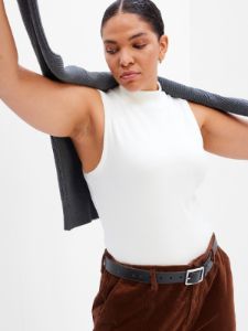 Mockneck Rib T-Shirt sold by GAP