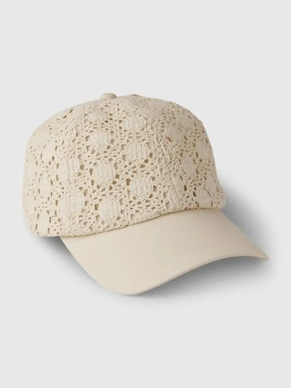 Crochet Baseball Hat sold by GAP