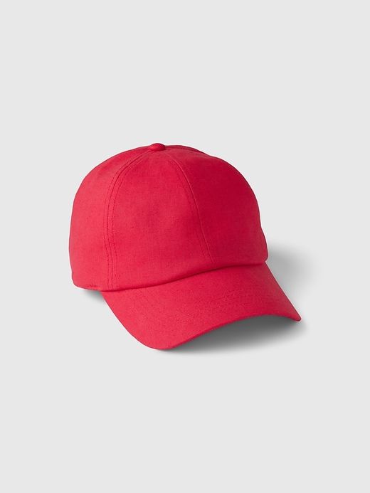 Linen-Cotton Baseball Hat sold by GAP