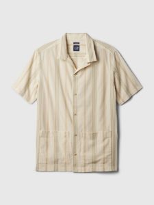 Linen-Cotton Resort Shirt sold by GAP