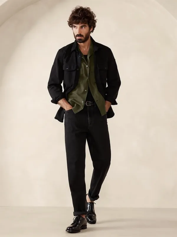 Crinkle Gauze Resort Shirt sold by Banana Republic