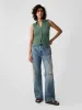 Modern Rib Cropped Polo Shirt sold by GAP