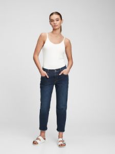Mid Rise Girlfriend Jeans with Washwell sold by GAP