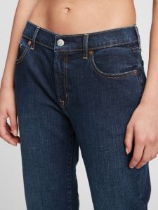 Mid Rise Girlfriend Jeans with Washwell sold by GAP