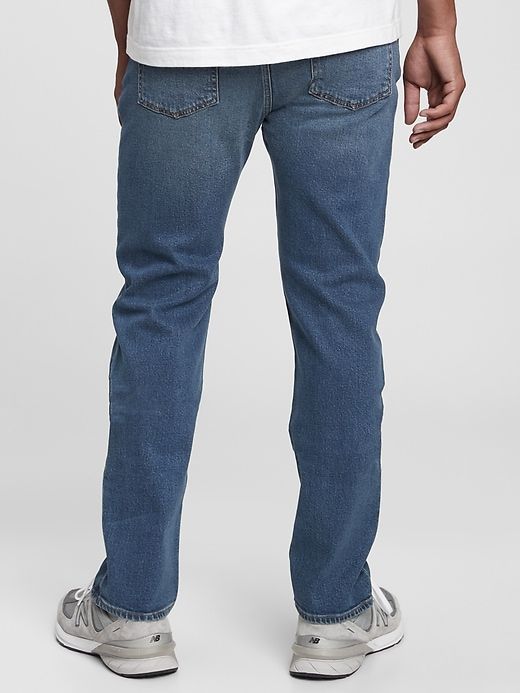 Soft Flex Straight Jeans with Washwell sold by GAP product image thumbnail 2