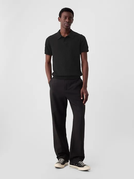 Textured Polo Sweater sold by GAP product image thumbnail 3