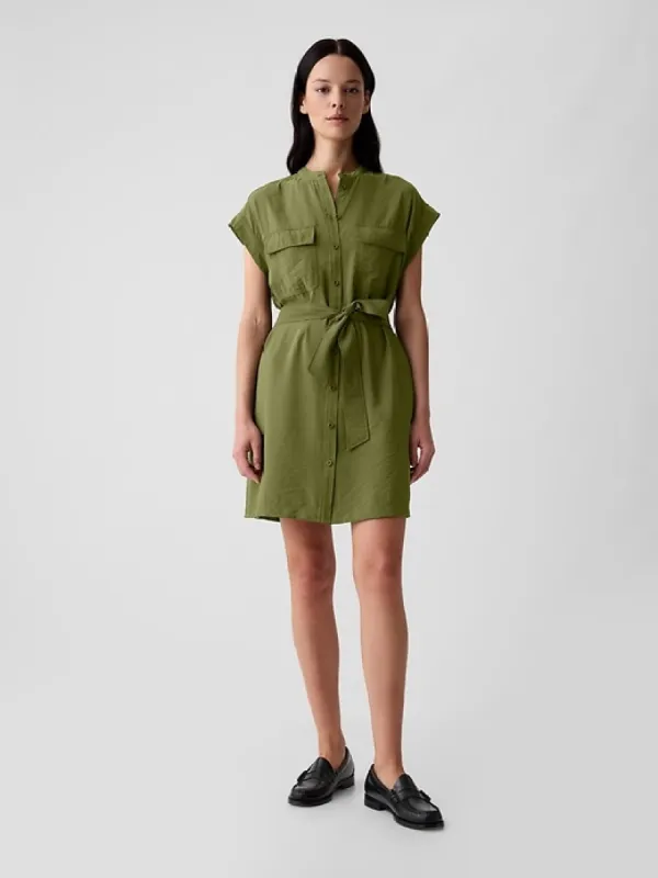 Utility Mini Shirtdress sold by GAP