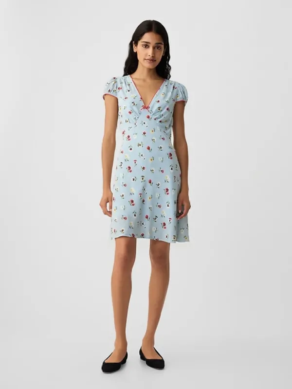 Gap × DÔEN Floral Mini Dress sold by GAP
