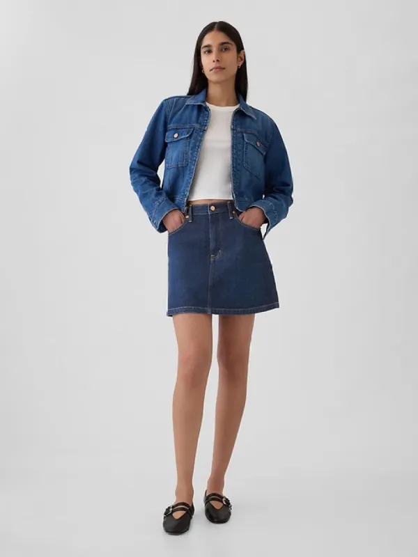 Denim Mini Skirt sold by GAP