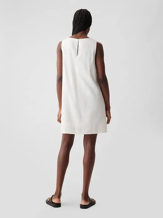 Linen-Blend Shift Mini Dress sold by GAP product image thumbnail 2