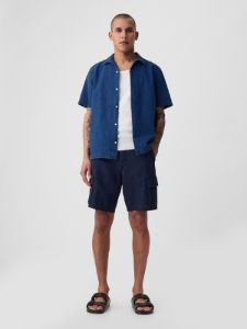 8" Linen-Cotton Cargo Shorts sold by GAP