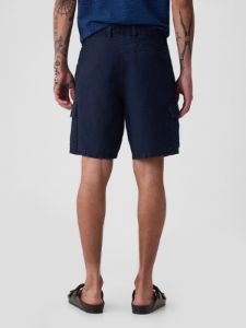 8" Linen-Cotton Cargo Shorts sold by GAP