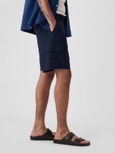 8" Linen-Cotton Cargo Shorts sold by GAP