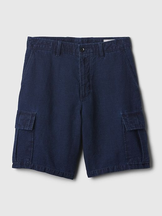 8" Linen-Cotton Cargo Shorts sold by GAP product image thumbnail 5
