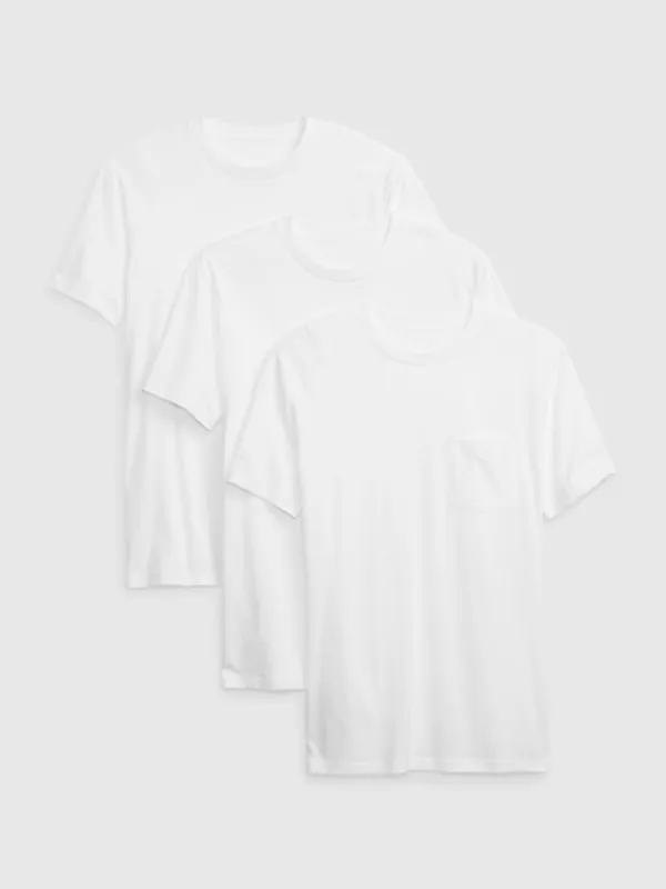 Organic Cotton Pocket T-Shirt (3-Pack) sold by GAP