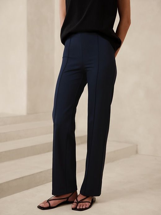 Straight Everywhere Ponte Pant sold by Banana Republic product image thumbnail 3