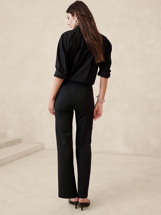 Straight Everywhere Ponte Pant sold by Banana Republic product image thumbnail 5