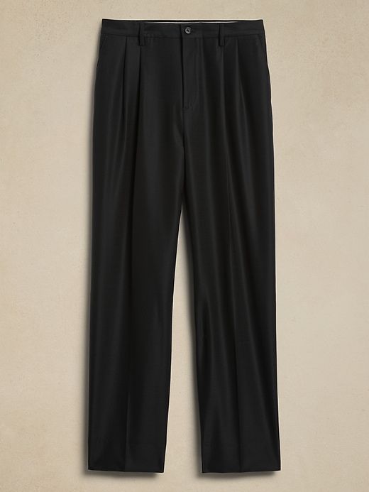 Banana Republic Signature Italian Hopsack Wide-Leg Pant Banana Republic Signature Italian Hopsack Wide-Leg Pant