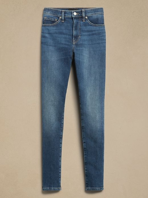 High-Rise Skinny Super-Stretch Jean sold by Banana Republic product image thumbnail 3