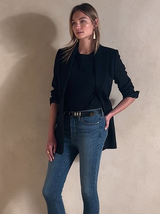 High-Rise Skinny Super-Stretch Jean sold by Banana Republic product image thumbnail 4