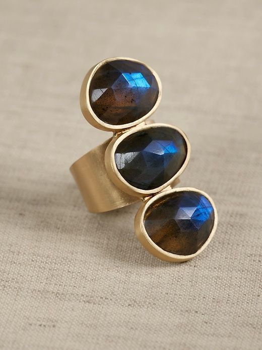 Triple-Labradorite Ring | Aureus + Argent sold by Banana Republic product image thumbnail 3