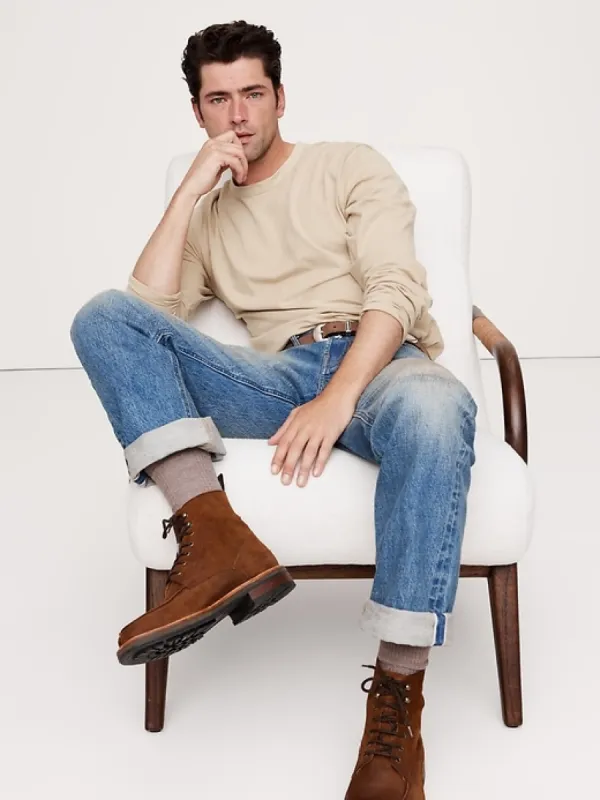 Soft Wash Long-Sleeve T-Shirt sold by Banana Republic