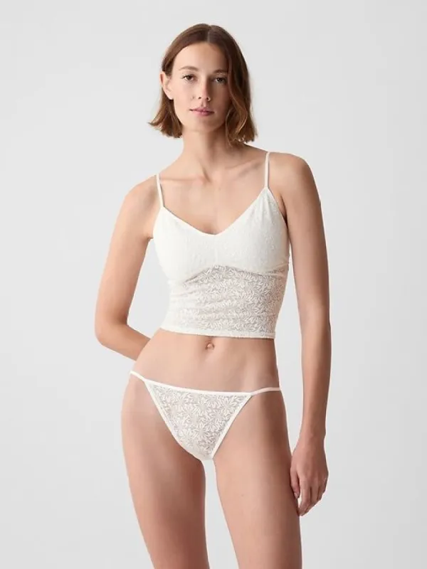Floral Lace Brami sold by GAP