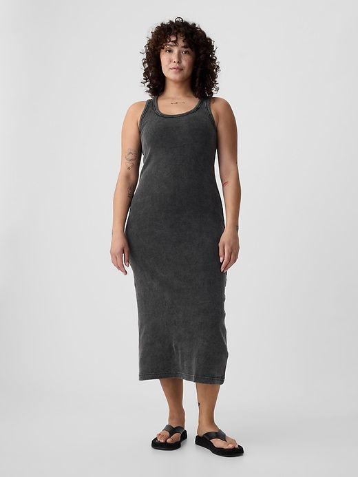 Rib Midi Tank Dress sold by GAP product image thumbnail 4