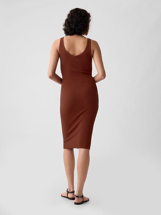 Rib Midi Tank Dress sold by GAP product image thumbnail 2