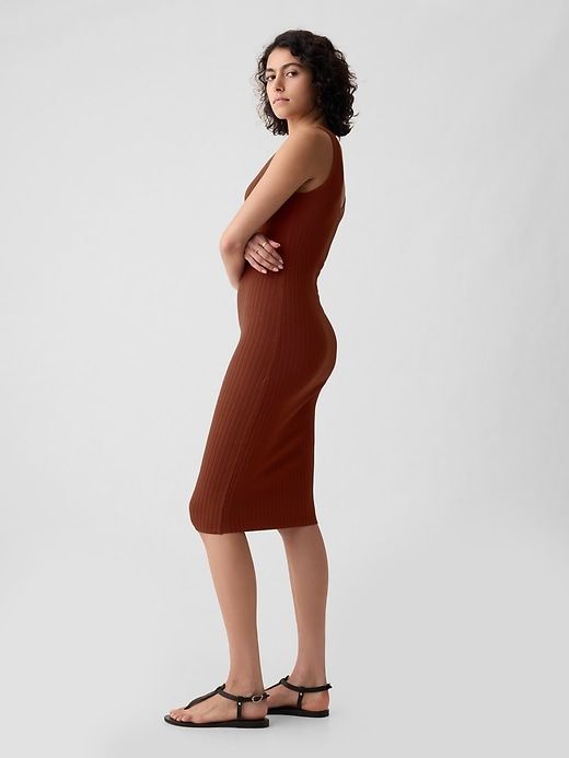 Rib Midi Tank Dress sold by GAP product image thumbnail 3