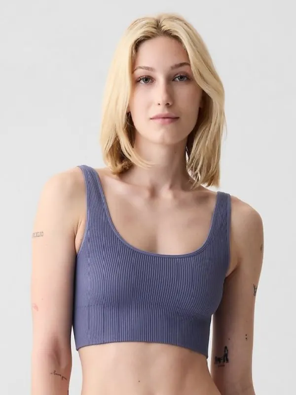Seamless Rib Bralette sold by GAP