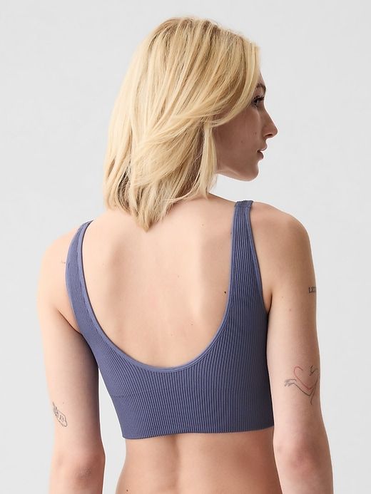Seamless Rib Bralette sold by GAP product image thumbnail 2
