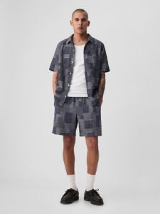 7" Patchwork Easy Shorts sold by GAP