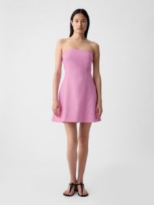 Linen-Cotton Mini Dress sold by GAP