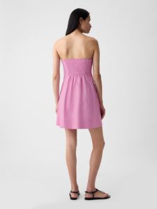 Linen-Cotton Mini Dress sold by GAP