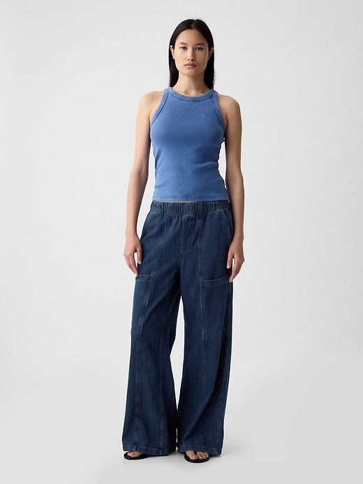 High Rise Utility Easy Jeans sold by GAP