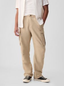 Linen-Cotton Cargo Pants sold by GAP
