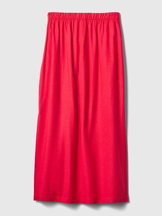 Linen-Blend Maxi Skirt sold by GAP product image thumbnail 5