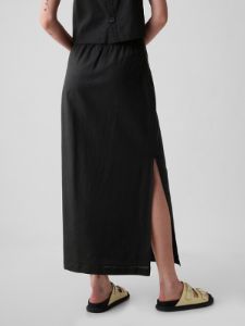 Linen-Blend Maxi Skirt sold by GAP