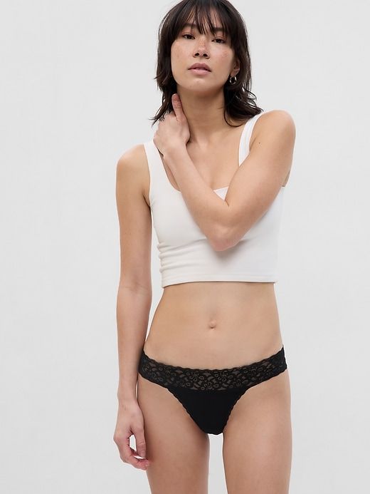 Low Rise Lace Thong sold by GAP product image thumbnail 4