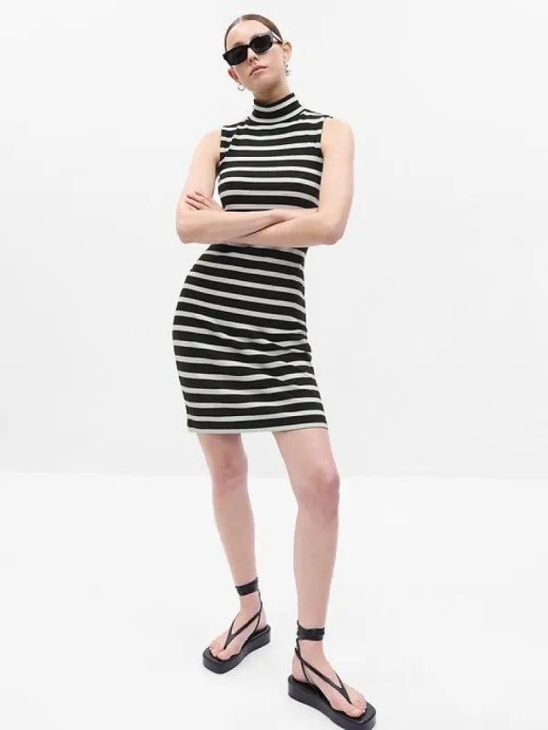 Modern Mockneck Mini Dress sold by GAP
