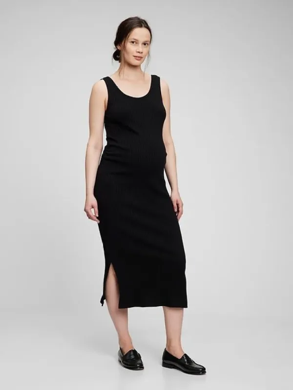 Maternity Rib Tank Dress sold by GAP